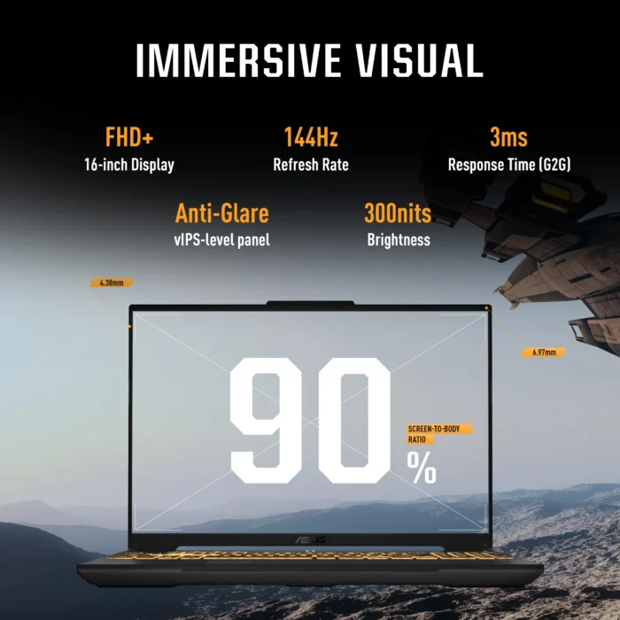 ASUS TUF Gaming F16 FX607VJB-RL215WS Laptop - Image 2