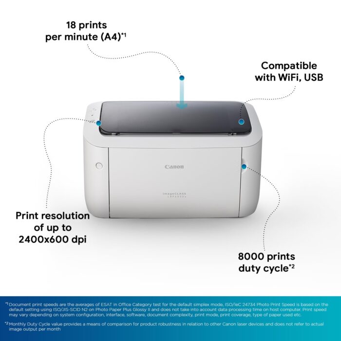 Canon imageCLASS LBP6030W Wi-Fi Mono Laser Printer - Image 2