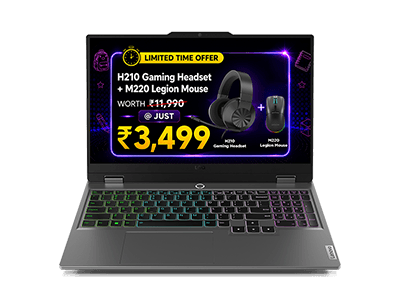 Lenovo LOQ 13th Gen, 39.62cms - Intel i5 (Luna Grey) Laptop