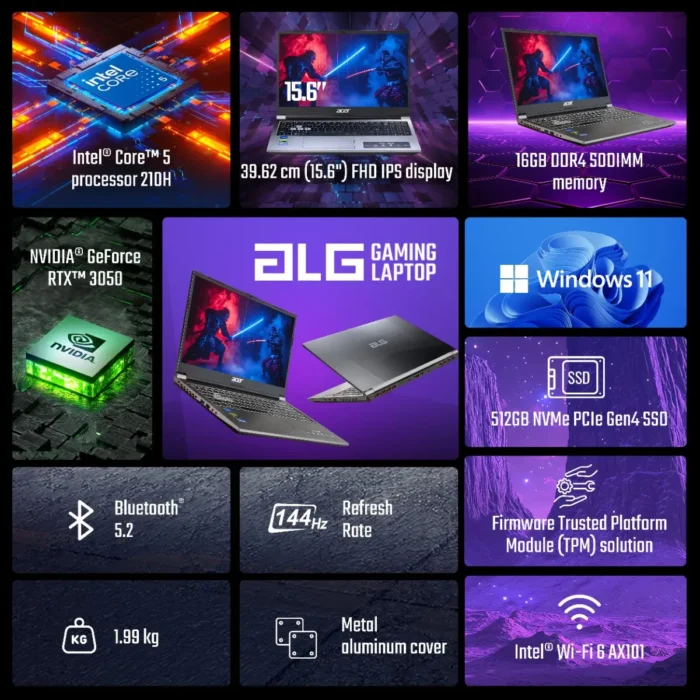 Acer ALG Gaming Laptop UN.DL9SI.002 - Image 10