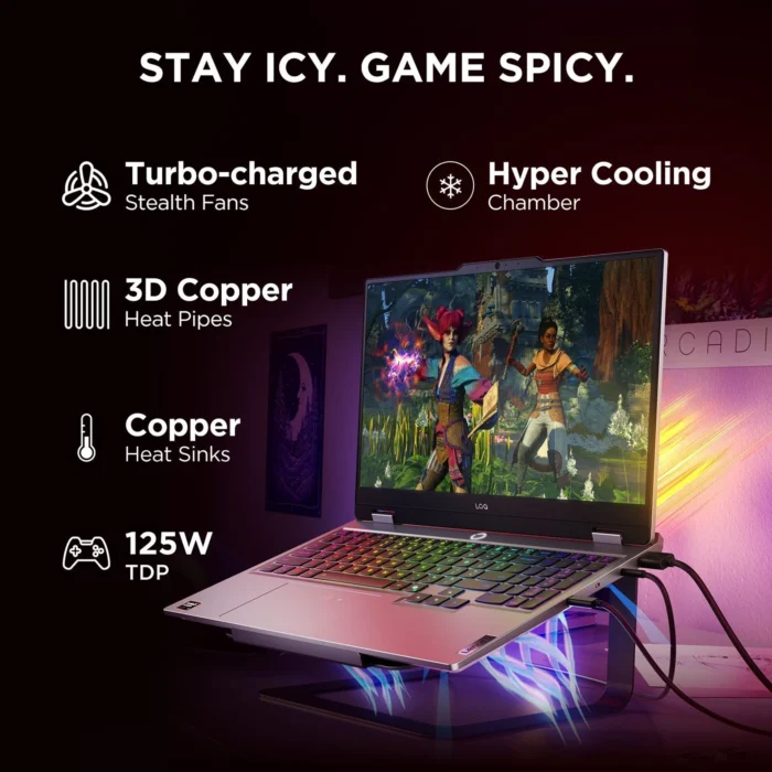 Lenovo LOQ 2025 AMD Ryzen 7 Octa Core 250 - Image 9