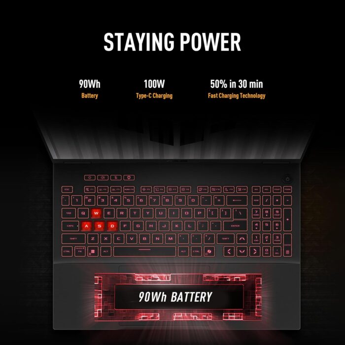 ASUS TUF A16 (2026) AMD Ryzen 7 260 Laptop - Image 5