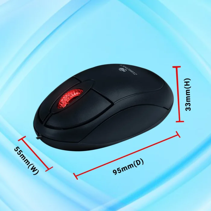 OPTICAL MOUSE USB RISE ZEBRONICS - Image 3