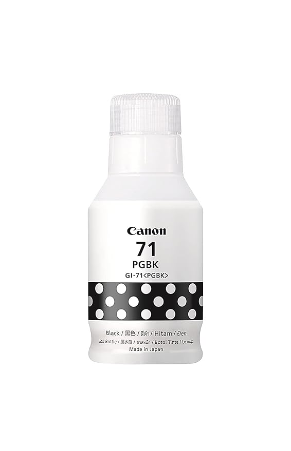 51A4E2CtrsS._SY879_ INK BOTTLE GI-71 PGBK BLACK CANON - Image 1