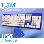 KEYBOARD+MOUSE USB JUDWAA541 BLUE ZEBRONICS - Image 6