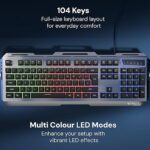 KEYBOARD & USB MOUSE COMBO KKB 10 BLACK ZEBRONICS - Image 3