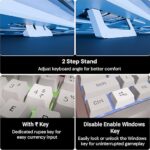 KEYBOARD & USB MOUSE COMBO KKB 10 WHITE ZEBRONICS - Image 2