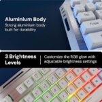 KEYBOARD & USB MOUSE COMBO KKB 10 WHITE ZEBRONICS - Image 5