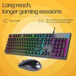 WIRED KEYBOARD MOUSE COMBO KM300F HP (8AA01AA) - Image 4