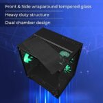 GAMING CABINET MERCURY BLACK ZEBRONICS - Image 2