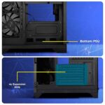 GAMING CABINET MERCURY BLACK ZEBRONICS - Image 3