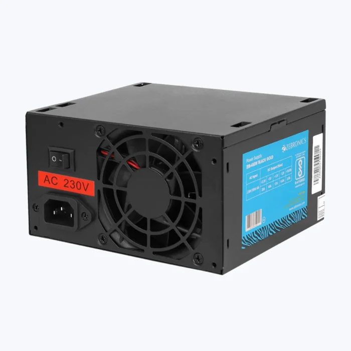 ZEB-450W-Black-gold-pic1 SMPS 450W ZEBRONICS - Image 1