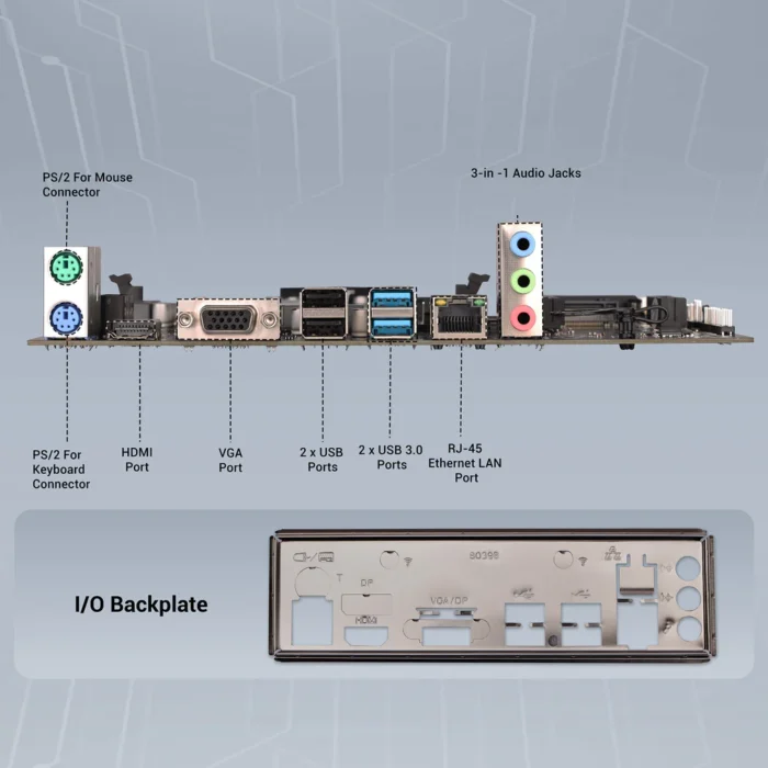 MOTHER BOARDH610S4  ZEBRONICS - Image 5