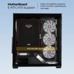 GAMING CABINET APEX 10 BLACK ZEBRONICS - Image 5