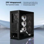 GAMING CABINET APEX 10 BLACK ZEBRONICS - Image 4