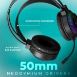 GAMING HEADPHONE WITH USB&VOL JUPITER BLK ZEBRONICS - Image 7