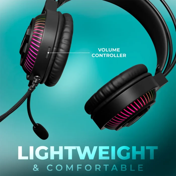 GAMING HEADPHONE WITH USB&VOL JUPITER BLK ZEBRONICS - Image 6