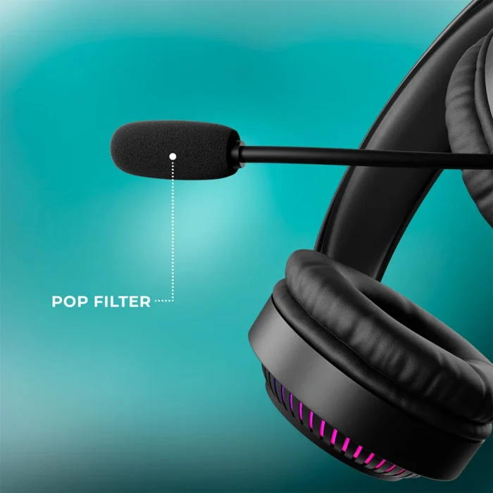 GAMING HEADPHONE WITH USB&VOL JUPITER BLK ZEBRONICS - Image 3