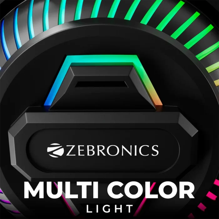 GAMING HEADPHONE WITH USB&VOL JUPITER BLK ZEBRONICS - Image 2