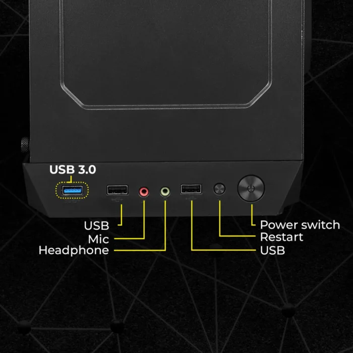 GAMING CABINET ZIUM10 ZEBRONICS - Image 3