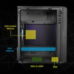 GAMING CABINET ZIUM10 ZEBRONICS - Image 2