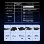 SMPS VS550Z WITH FLAT CABLE BLACK ZEBRONICS - Image 5