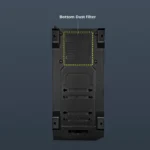 GAMING CABINET VORTEX A BLACK ZEBRONICS - Image 2