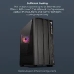 GAMING CABINET VORTEX A BLACK ZEBRONICS - Image 6