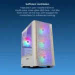 CABINET EMBER WHITE ZEBRONICS