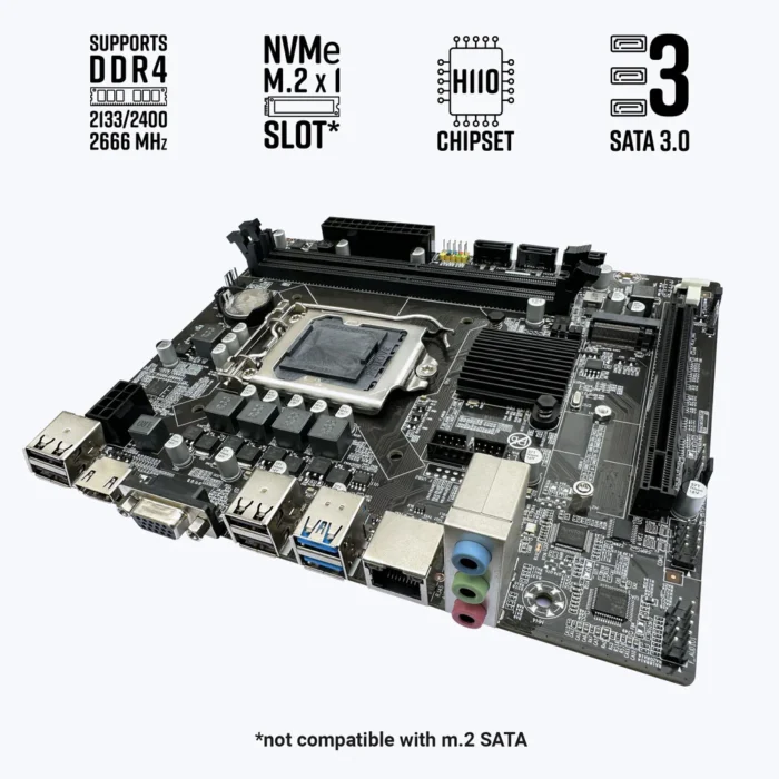 MOTHER BOARD H110M2  ZEBRONICS - Image 6