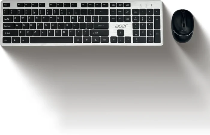 W/L KEYBOARD & MOUSE K666-C (SILVER+BLK )ACER (ZC.A01S1.204) - Image 9