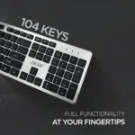 W/L KEYBOARD & MOUSE K666-C (SILVER+BLK )ACER (ZC.A01S1.204) - Image 2