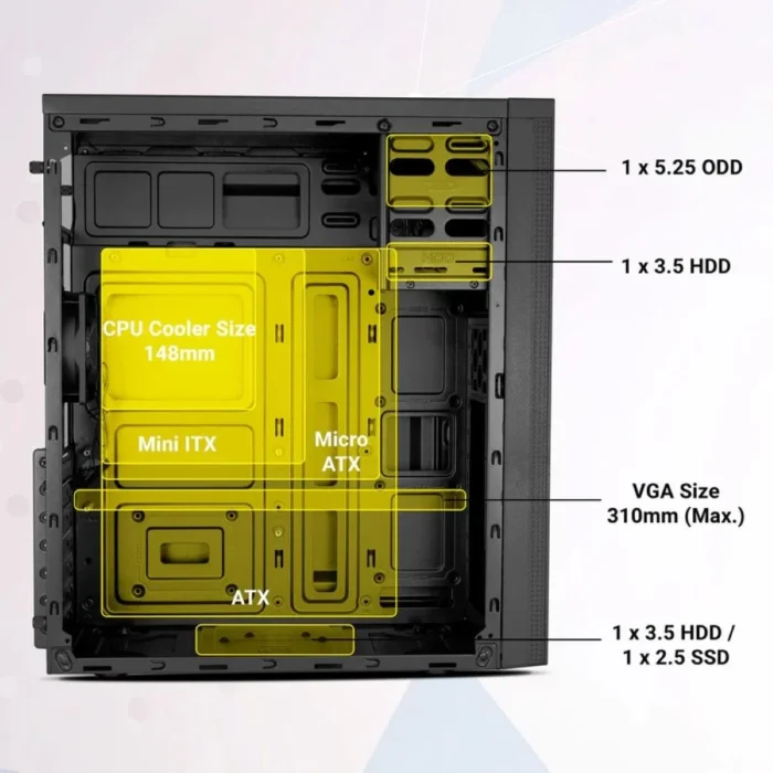 GAMING CABINET ANCHOR ZEBRONICS - Image 2