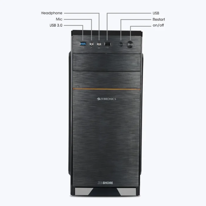 GAMING CABINET SHORE ZEBRONICS - Image 4