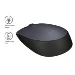 Logitech M171 Wireless Mouse – Grey - Image 3