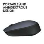 Logitech M171 Wireless Mouse – Grey - Image 4