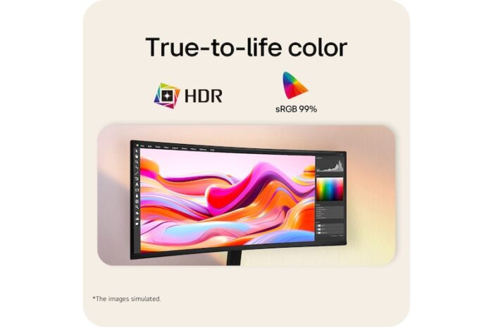 LG 34U601B-B 34-inch WQHD UltraWide Curved Monitor – 120Hz - Image 5