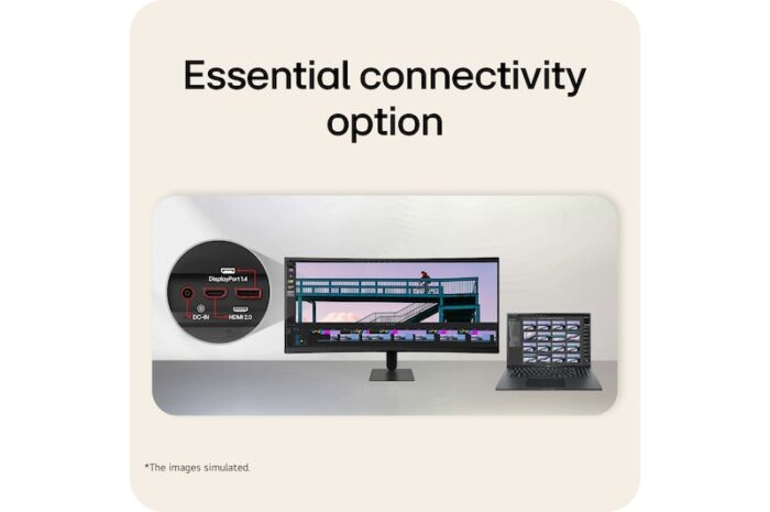 LG 34U601B-B 34-inch WQHD UltraWide Curved Monitor – 120Hz - Image 4