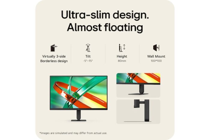 LG 27U730B-B 27-inch 4K IPS Monitor – USB-C 65W - Image 2