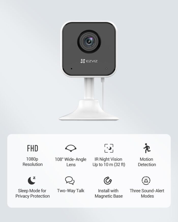 EZVIZ H1c 2MP Full HD Smart Home Wi-Fi Camera – CS-H1c - Image 5
