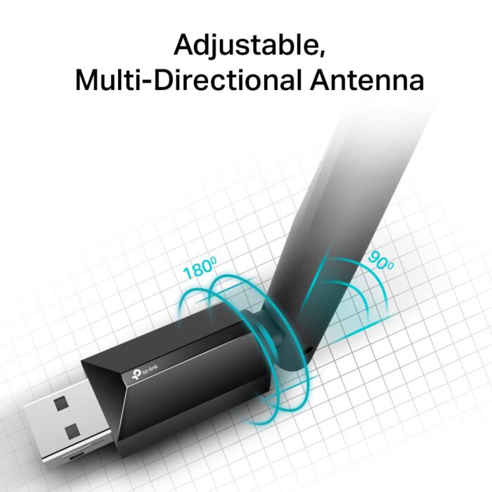 TP-Link Archer T3U Plus AC1300 High Gain Dual-Band USB Wi-Fi Adapter - Image 6