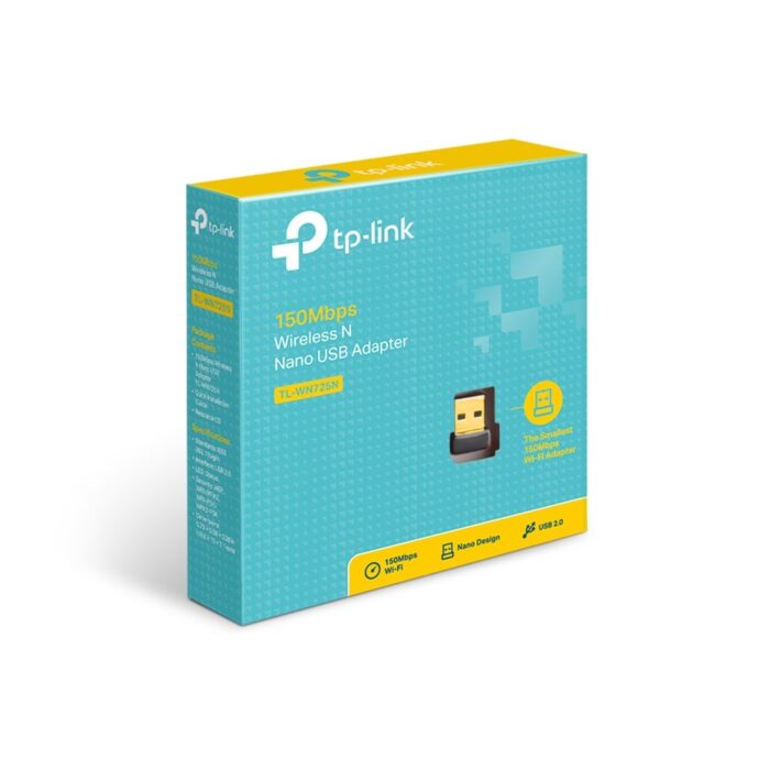 TP-Link 150Mbps Wireless N Nano USB Adapter TL-WN725N - Image 4