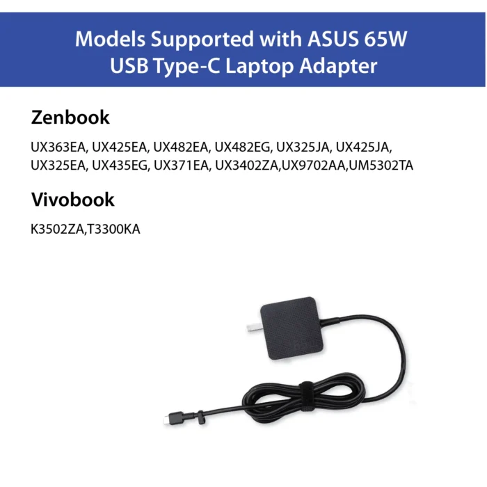ASUS AC65-00 65W USB Type-C Laptop Adapter - Image 5