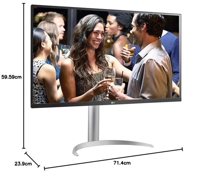 LG 31.5-Inch 4K UHD VA Monitor - 32UP550N-W - Image 2