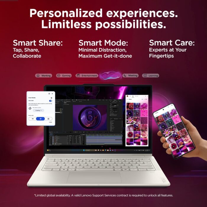 Lenovo Yoga 7 2-in-1 – Intel Core Ultra 5 Laptop (83TC005MIN) - Image 2