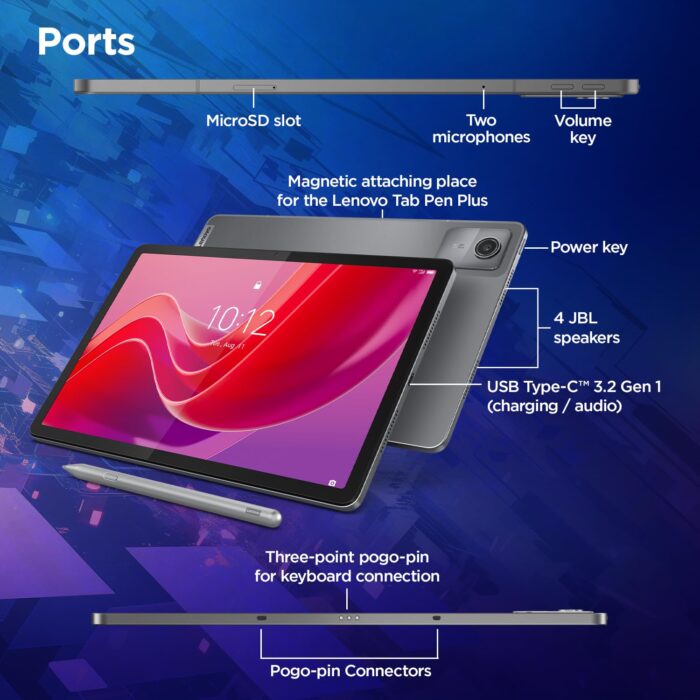 Lenovo Idea Tab 11-inch 5G Tablet with Pen & Folio Case TB336ZU (ZAFM0782IN) - Image 2