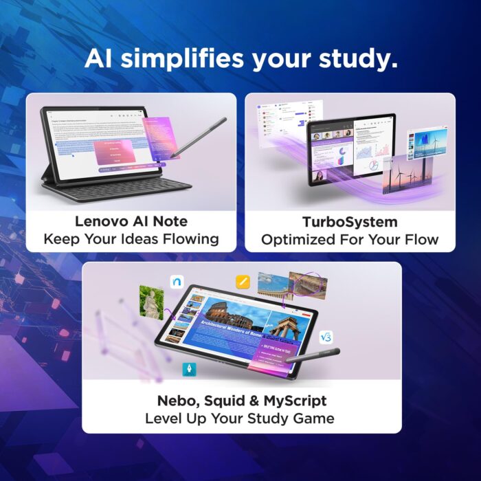 Lenovo Idea Tab 11-inch 5G Tablet with Pen & Folio Case TB336ZU (ZAFM0782IN) - Image 5