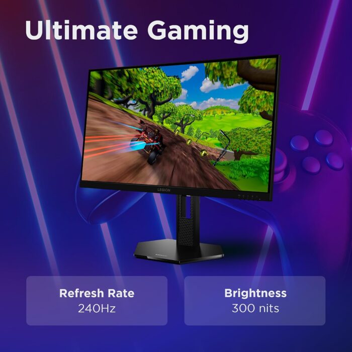 Lenovo Legion 27Q-10 27-Inch QHD IPS Gaming Monitor – 240Hz (68C6GAC4IN) - Image 2