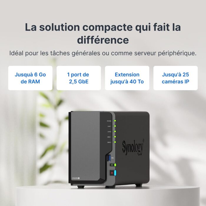 Synology DiskStation DS225+ 2-Bay NAS Storage Server - Image 4