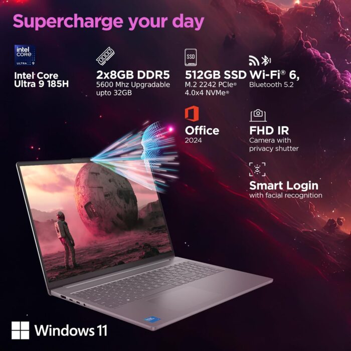 Lenovo IdeaPad 5 – Intel Core Ultra 9 Laptop (83V6005LIN) - Image 5